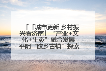 「城市更新 乡村振兴看济南」“产业+文化+生态”融合发展 平阴“胶乡古镇”探索振兴路径成效显著