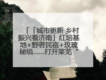 「城市更新 乡村振兴看济南」红培基地+野奢民宿+玫瑰秘境……打开莱芜“齐鲁情映山红片区”的破圈秘籍