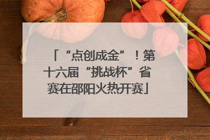 “点创成金”！第十六届“挑战杯”省赛在邵阳火热开赛