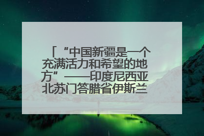 “中国新疆是一个充满活力和希望的地方”——印度尼西亚北苏门答腊省伊斯兰教代表团参访新疆