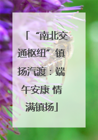 “南北交通枢纽”镇扬汽渡：端午安康 情满镇扬