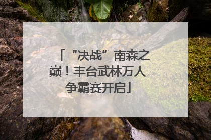 “决战”南森之巅！丰台武林万人争霸赛开启
