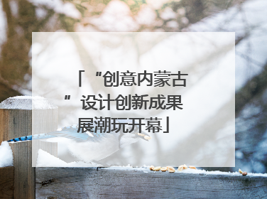 “创意内蒙古”设计创新成果展潮玩开幕
