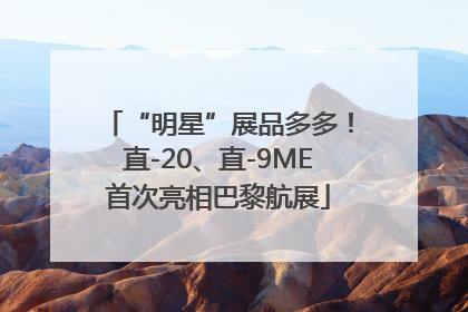 “明星”展品多多！直-20、直-9ME首次亮相巴黎航展