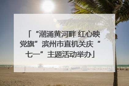 “潮涌黄河畔 红心映党旗”滨州市直机关庆“七一”主题活动举办