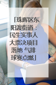 珠晖区东阳渡街道：民生实事人大票决项目落地 气排球赛点燃