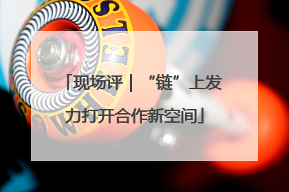 现场评｜“链”上发力打开合作新空间