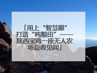 用上“智慧眼” 打造“吨粮田”——陕西宝鸡一座无人农场夏收见闻