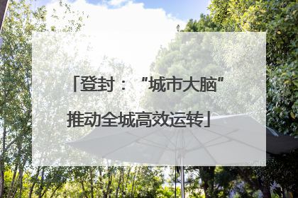 登封：“城市大脑”推动全城高效运转