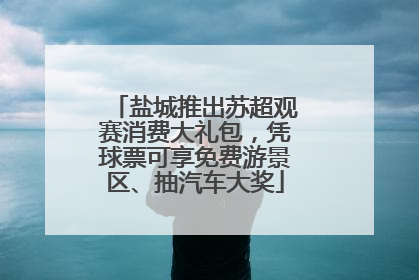 盐城推出苏超观赛消费大礼包，凭球票可享免费游景区、抽汽车大奖