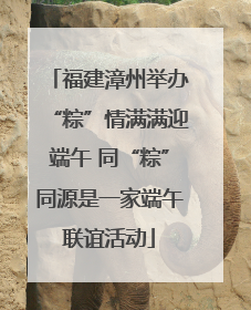 福建漳州举办“粽”情满满迎端午 同“粽”同源是一家端午联谊活动