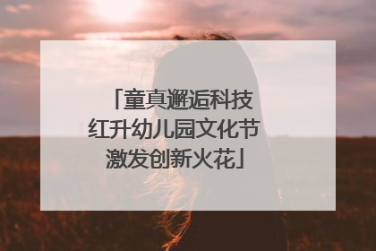 童真邂逅科技 红升幼儿园文化节激发创新火花