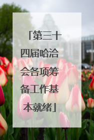 第三十四届哈洽会各项筹备工作基本就绪