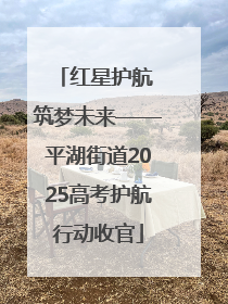 红星护航 筑梦未来——平湖街道2025高考护航行动收官
