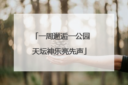 一周邂逅一公园 天坛神乐亮先声