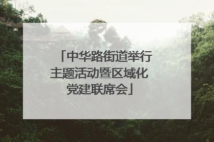 中华路街道举行主题活动暨区域化党建联席会