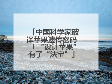 中国科学家破译苹果遗传密码！“设计苹果”有了“法宝”