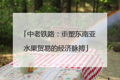 中老铁路：重塑东南亚水果贸易的经济脉搏