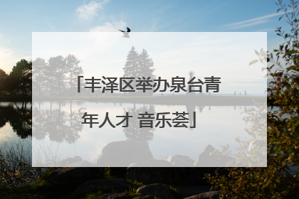 丰泽区举办泉台青年人才 音乐荟