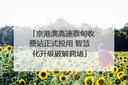 京港澳高速蔡甸收费站正式投用 智慧化升级破解拥堵