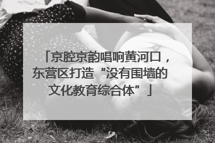 京腔京韵唱响黄河口，东营区打造“没有围墙的文化教育综合体”