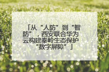 从“人防”到“智防”，西安联合华为云构建秦岭生态保护“数字屏障”