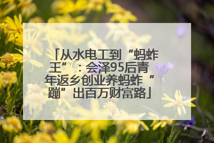 从水电工到“蚂蚱王”：会泽95后青年返乡创业养蚂蚱“蹦”出百万财富路