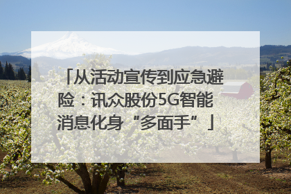 从活动宣传到应急避险：讯众股份5G智能消息化身“多面手”