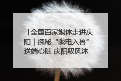 全国百家媒体走进庆阳｜探秘“陇电入鲁”送端心脏 庆阳驭风沐光点亮齐鲁万家