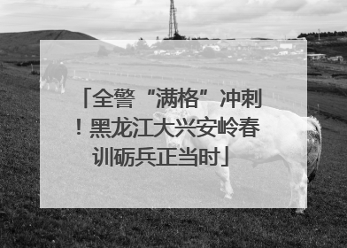 全警“满格”冲刺！黑龙江大兴安岭春训砺兵正当时