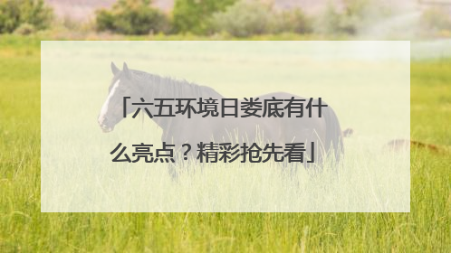 六五环境日娄底有什么亮点？精彩抢先看