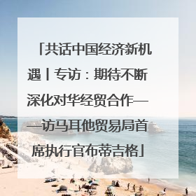 共话中国经济新机遇丨专访：期待不断深化对华经贸合作——访马耳他贸易局首席执行官布蒂吉格