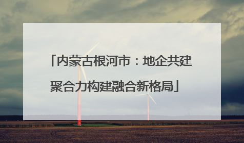 内蒙古根河市：地企共建聚合力构建融合新格局