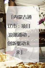 内蒙古通辽市：项目浪潮涌动，创新驱动未来