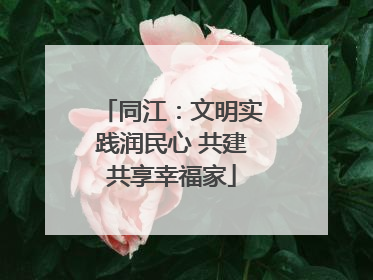 同江：文明实践润民心 共建共享幸福家