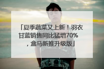 夏季蔬菜又上新！羽衣甘蓝销售同比猛增70%，盒马新推升级版