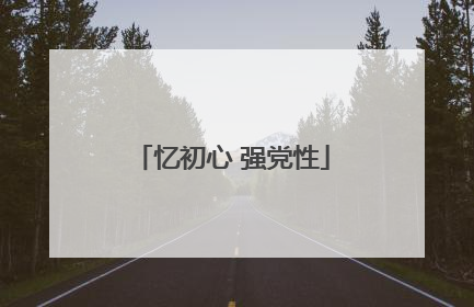 忆初心 强党性