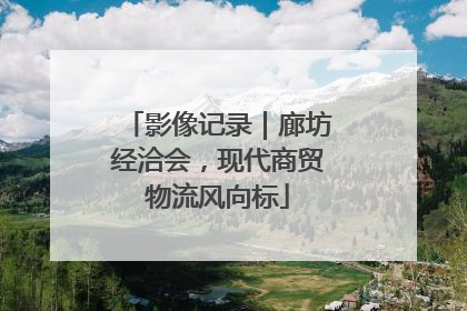 影像记录｜廊坊经洽会，现代商贸物流风向标