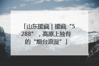 山东援藏｜援藏“5288”，高原上独有的“烟台浪漫”