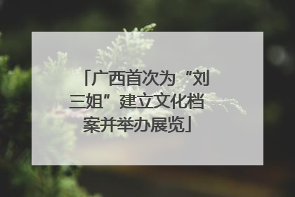 广西首次为“刘三姐”建立文化档案并举办展览