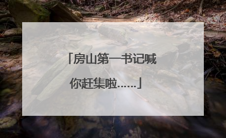 房山第一书记喊你赶集啦……