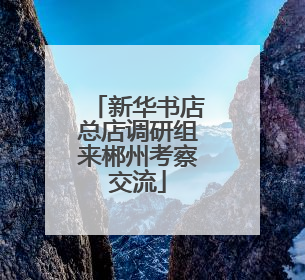 新华书店总店调研组来郴州考察交流