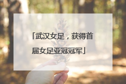 武汉女足，获得首届女足亚冠冠军