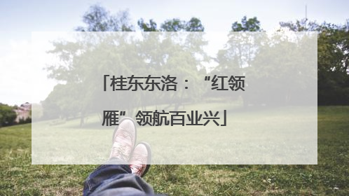 桂东东洛：“红领雁”领航百业兴
