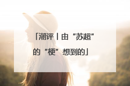 潮评丨由“苏超”的“梗”想到的