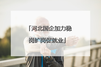河北国企加力稳岗扩岗促就业
