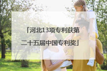 河北13项专利获第二十五届中国专利奖