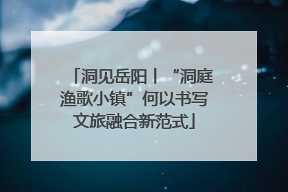 洞见岳阳丨“洞庭渔歌小镇”何以书写文旅融合新范式