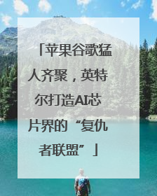 苹果谷歌猛人齐聚，英特尔打造AI芯片界的“复仇者联盟”