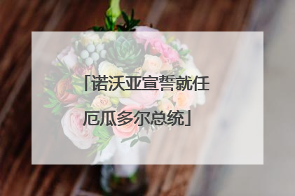 诺沃亚宣誓就任厄瓜多尔总统